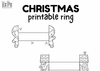 Printable Christmas Ring Craft - Fun and Festive DIY Activity for Kids